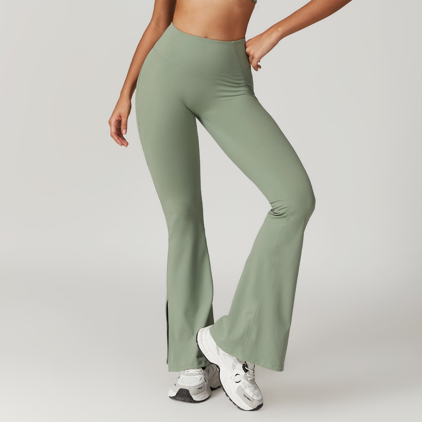 Outer Wear High Waist Wide Leg Hip Raise Yoga Pants